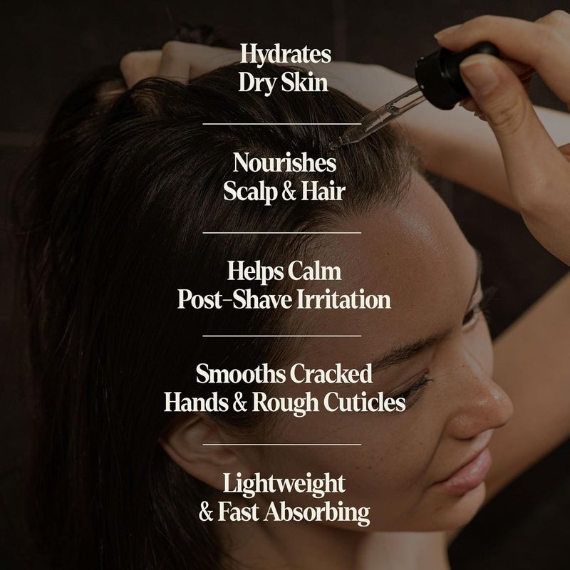 Black Wolf Sonic Scalp Head Massager & 100% Pure Argan Oil Bundle - Hair Care Products for Healthy Looking Hair & Scalp - Men's Shower & Bathroom Essentials Set - Image 4